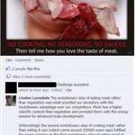 image for Eating meat isn't natural, you say? Well...
