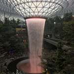 image for Indoor waterfall at Jewel Changi Airport.