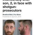 image for Shot his 2 year old son in the face while in an argument. Damn.