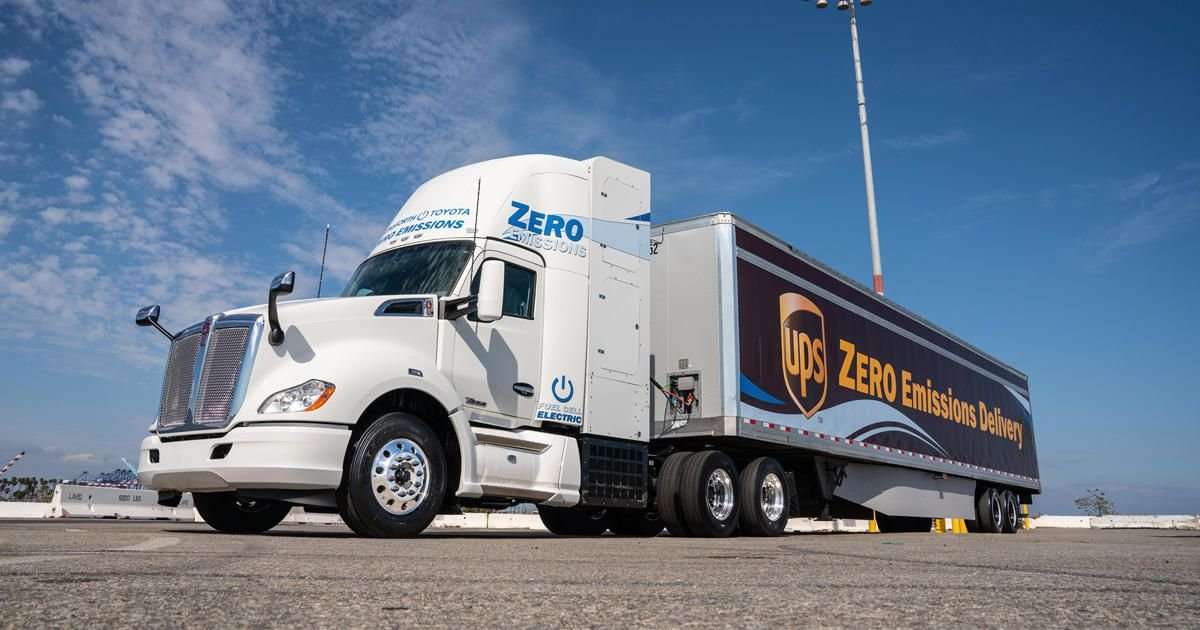 image for UPS will start using Toyota's zero-emission hydrogen semi trucks