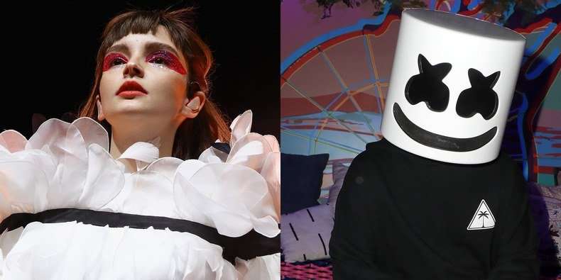 image for Chvrches Call Out Marshmello for Working with Chris Brown and Tyga