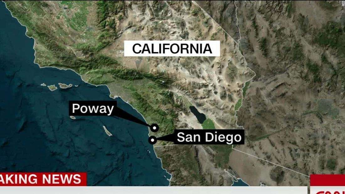 image for Synagogue shooting in California leaves at least 1 dead and 3 wounded
