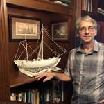 image for My dad wrote a book about a ship he built, so for his 65th birthday we gave him a ship built out of the book he wrote about the ship he built