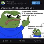 image for So apparently frenworld can show up in the trending page.