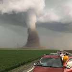 image for Tornado in southern Romania, today