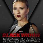 image for Scarlett Johansson will produce ‘Black Widow’ movie