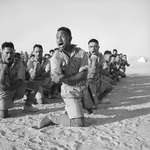 image for Māori battalion doing the haka in North Africa during WW2