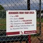 image for This is at my local park that has 5 baseball fields. The parents need to control themselves.