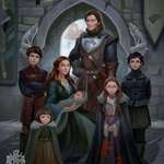 image for [NO SPOILERS] A Stark family portrait. Winter is coming.