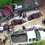 image for The L.A. PD seized over 1,000 guns at a home in Bel Air today.