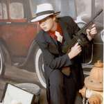 image for I raise you, my husband at age 16. A recent immigrant to the US and roped into a themed photo shoot. He still refers to this photo as “pew pew” and shows it off proudly.