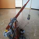 image for Made a lego working trebuchet. It can throw a 9g projectile over 3 meters!