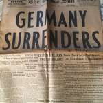 image for This WWII newspaper from 1945 found in my grandparent’s attic