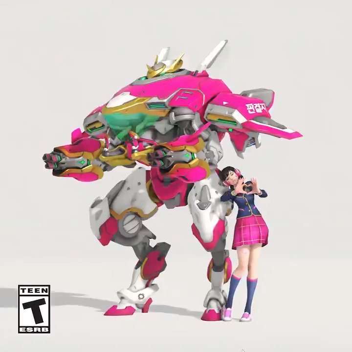 image for Overwatch auf Twitter: "Time to raise my GPA. Hit the books as Academy D․Va! Overwatch Anniversary begins on May 21!… "
