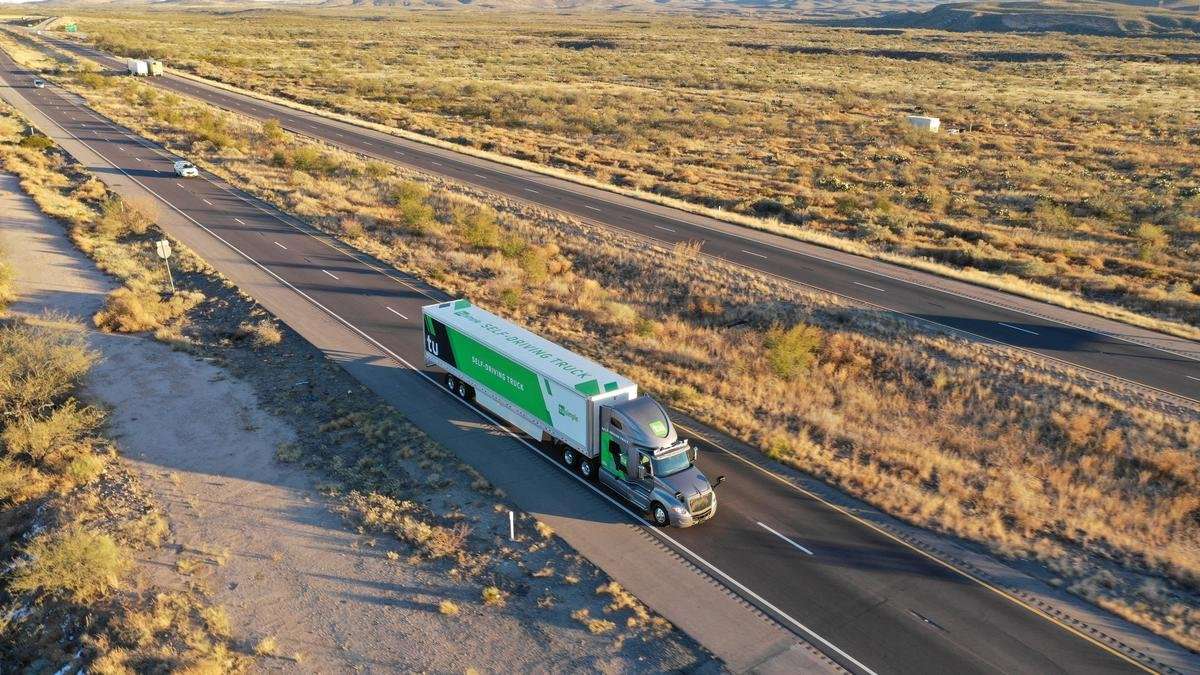 image for Self-driving trucks begin mail delivery test for U.S. Postal Service