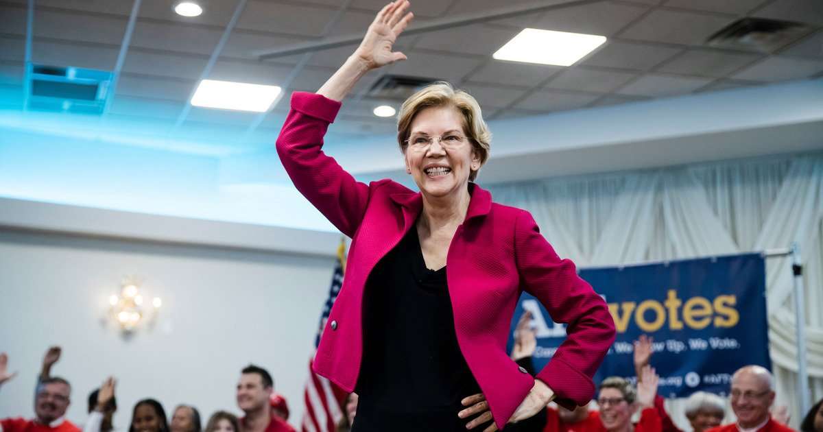 image for Slowly and Persistently, Elizabeth Warren Is on the Rise