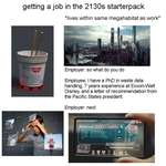 image for getting a job in the 2130s starterpack