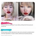 image for To bash a girl with acne