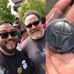 image for Met Jon Favreau in Disneyland, got a Mandalorian coin!