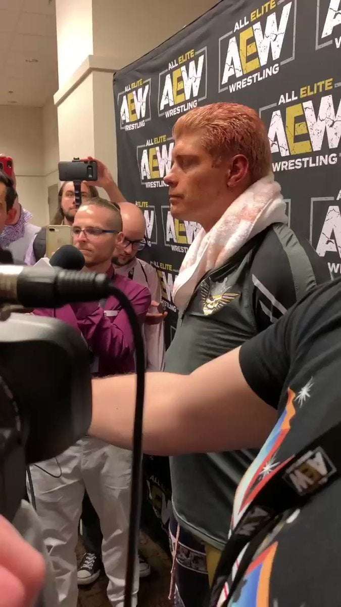 image for @CodyRhodes on how being in an interracial marriage has helped with diversity in @AEWrestling and why diversity will be a way of life and not a publicity stunt.… https://t.co/GwwYJ9PISN"