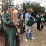 image for Since we’re getting closer to fathers day. He took his daughter to his graduation, and 18 years later he proudly accompanied his daughter at her graduation.