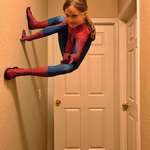 image for Spiderman Suit + 2 Years of Gymnastics + a Strong Willed Daughter = An Always Proud Father.