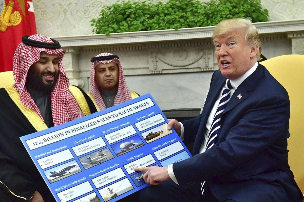 image for The Trump Administration Is Declaring a Fake Emergency to Sell Weapons to Saudi Arabia