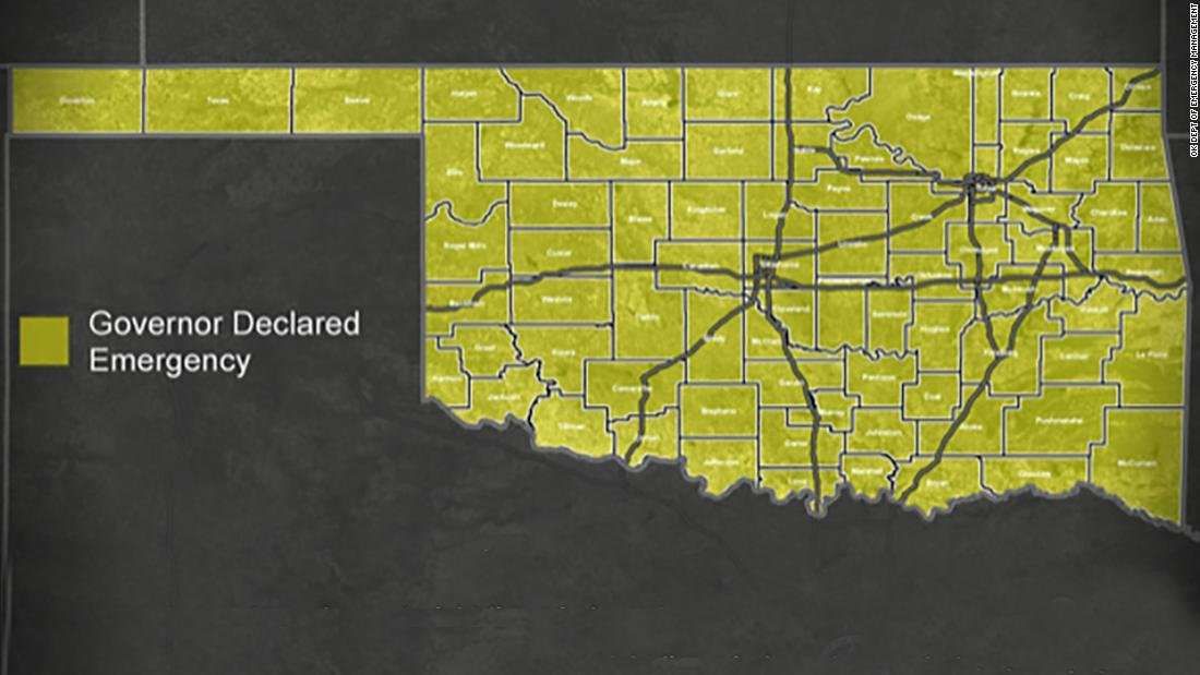 image for Every single county in Oklahoma is under a state of emergency