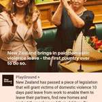 image for New Zealand passes paid domestic violence leave