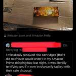 image for Man says amazon gave him bullets, by accident, teenager explains that that is impossible