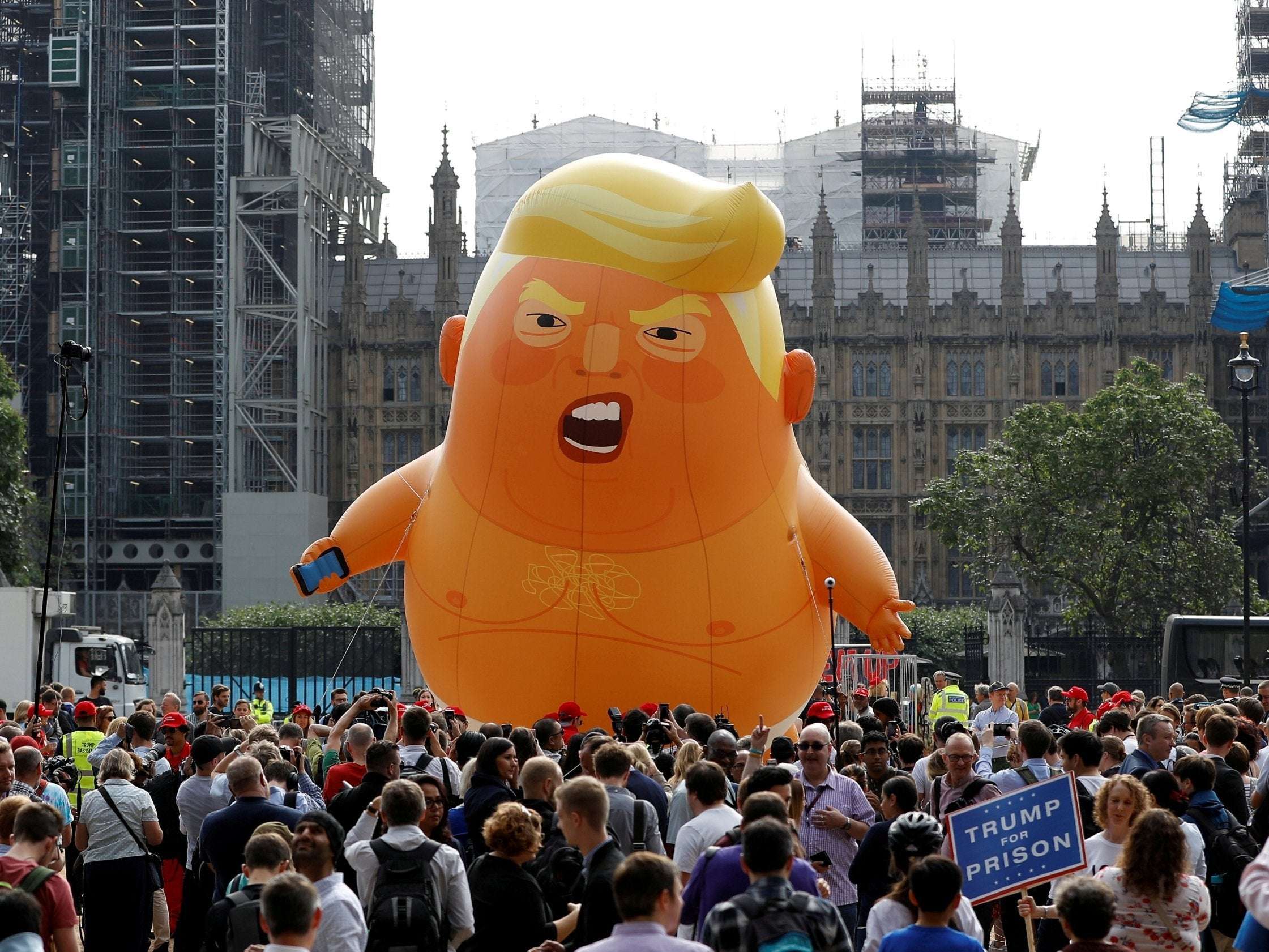 image for Trump baby blimp: We’re flying it again because he doesn’t deserve our respect