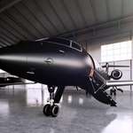image for Airplane painted in matte black