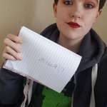 image for 20, F, Irish, 5' 6.5". Full-time employee of McDonald's. I have blue hair and tats, roast me reddit.