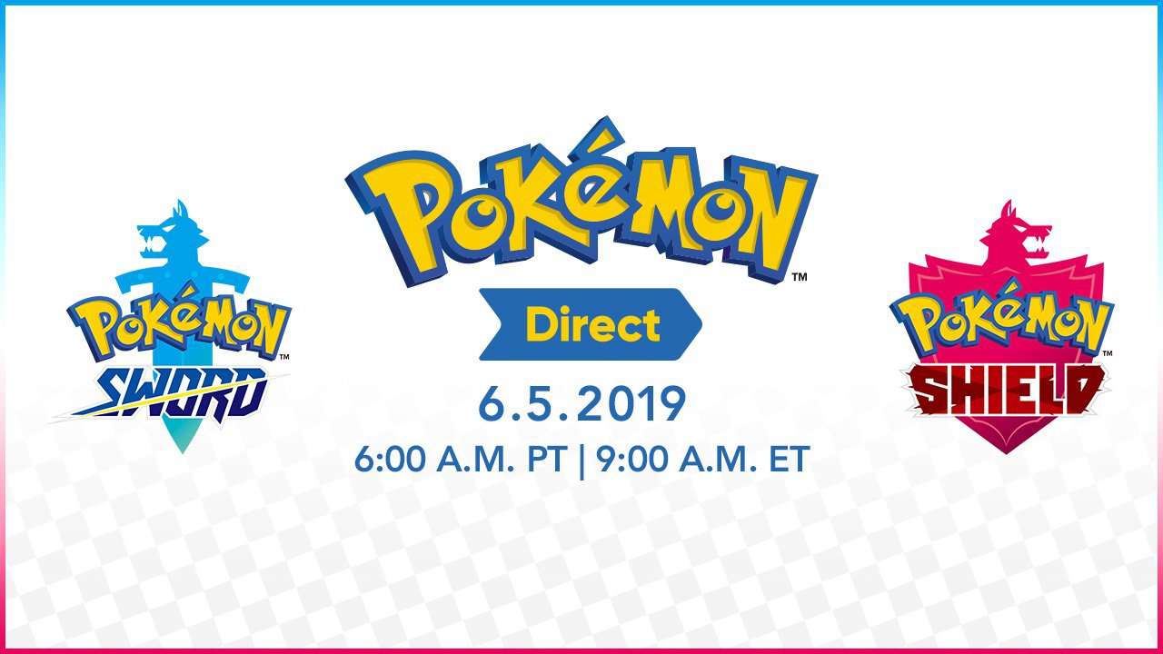 image for Nintendo of America auf Twitter: "The Pokémon Direct is one day away! Tune in tomorrow at 6 a.m. PT for roughly 15 minutes of new information on #PokemonSwordShield for #NintendoSwitch. https: