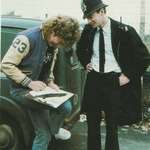 image for Robert Plant signing the first Zeppelin album for a policeman in the early 80's