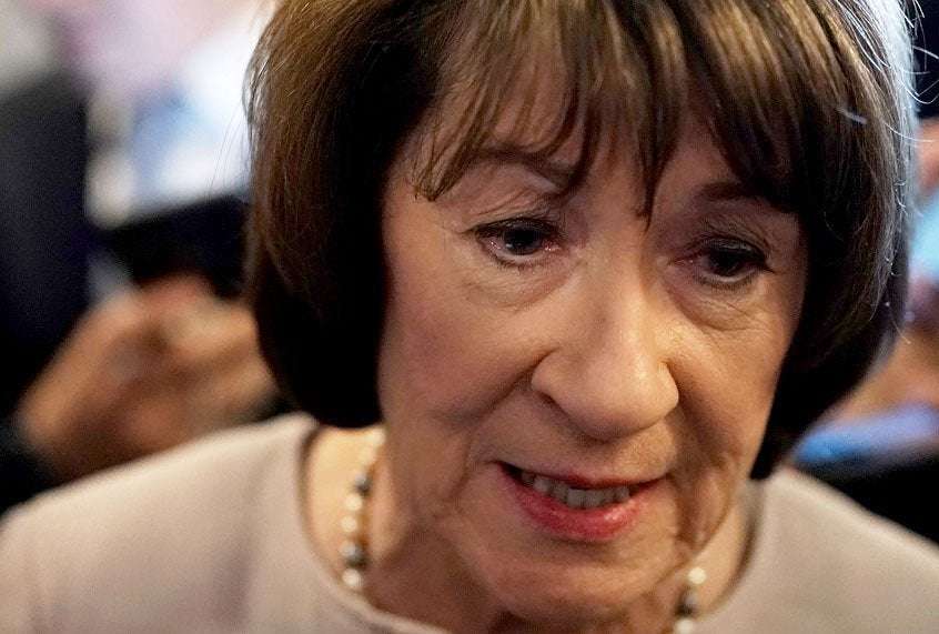 image for "Pro-choice" Susan Collins has voted to confirm 32 anti-abortion Trump judges
