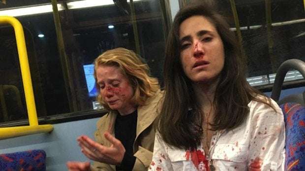 image for Arrests made after gay women beaten for refusing to kiss on bus