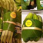 image for Supermarkets in Asia are now using banana leaves instead of plastic packaging