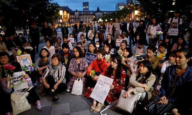 image for Hundreds protest in Japan after father was cleared of raping his underage daughter