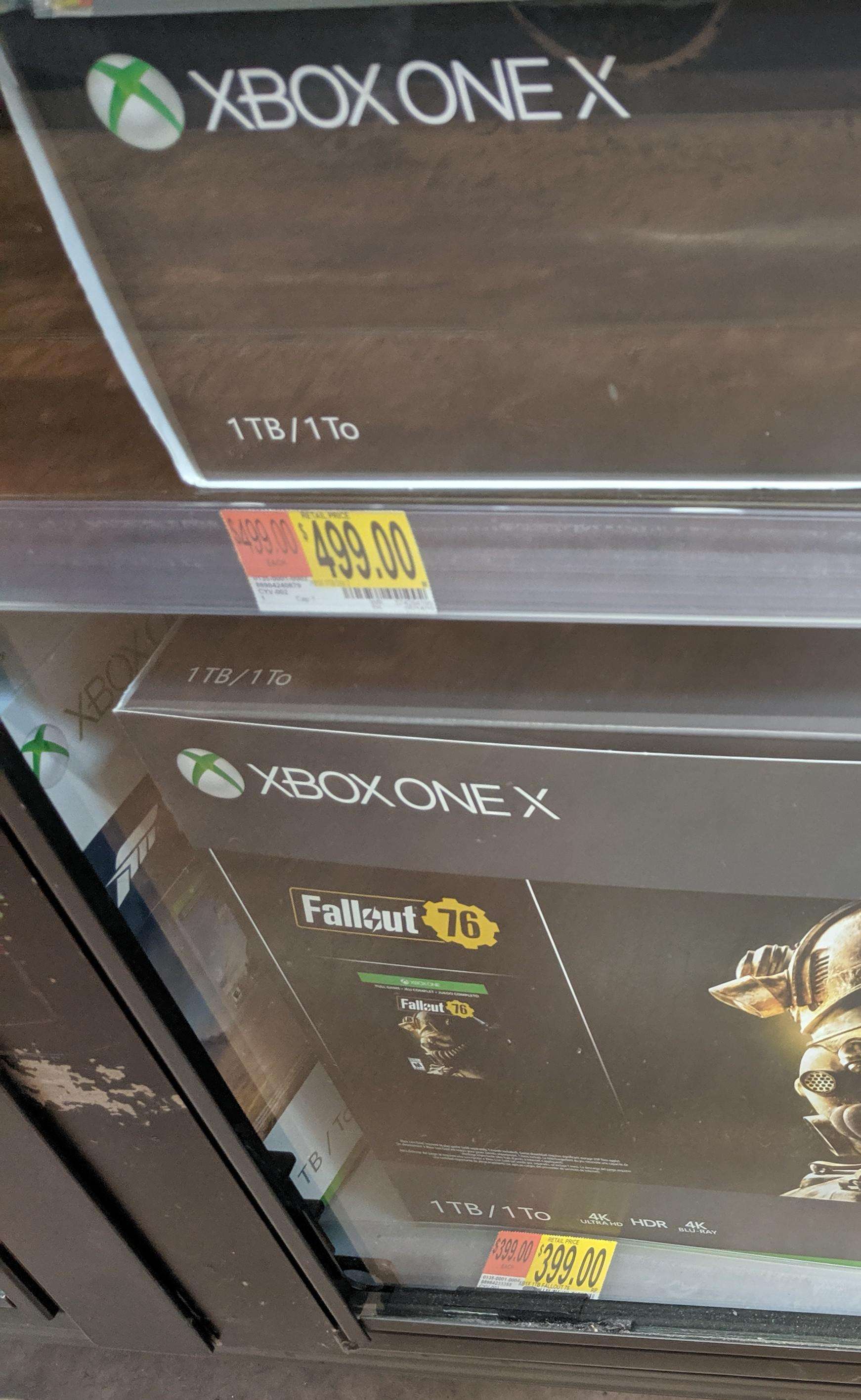 image showing Apparently being bundled with Fallout 76 makes you $100 less valuable.