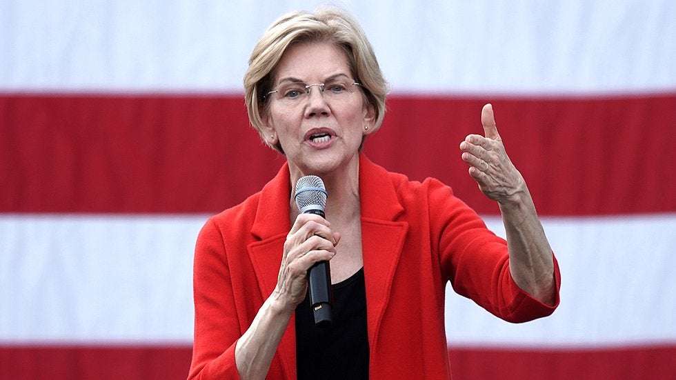image for Warren pledges to ban private prisons