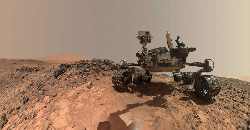 image for NASA Rover on Mars Detects Puff of Gas That Hints at Possibility of Life