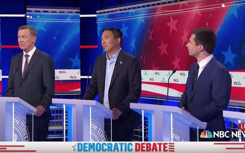 image for Andrew Yang says he had mic issues during debate