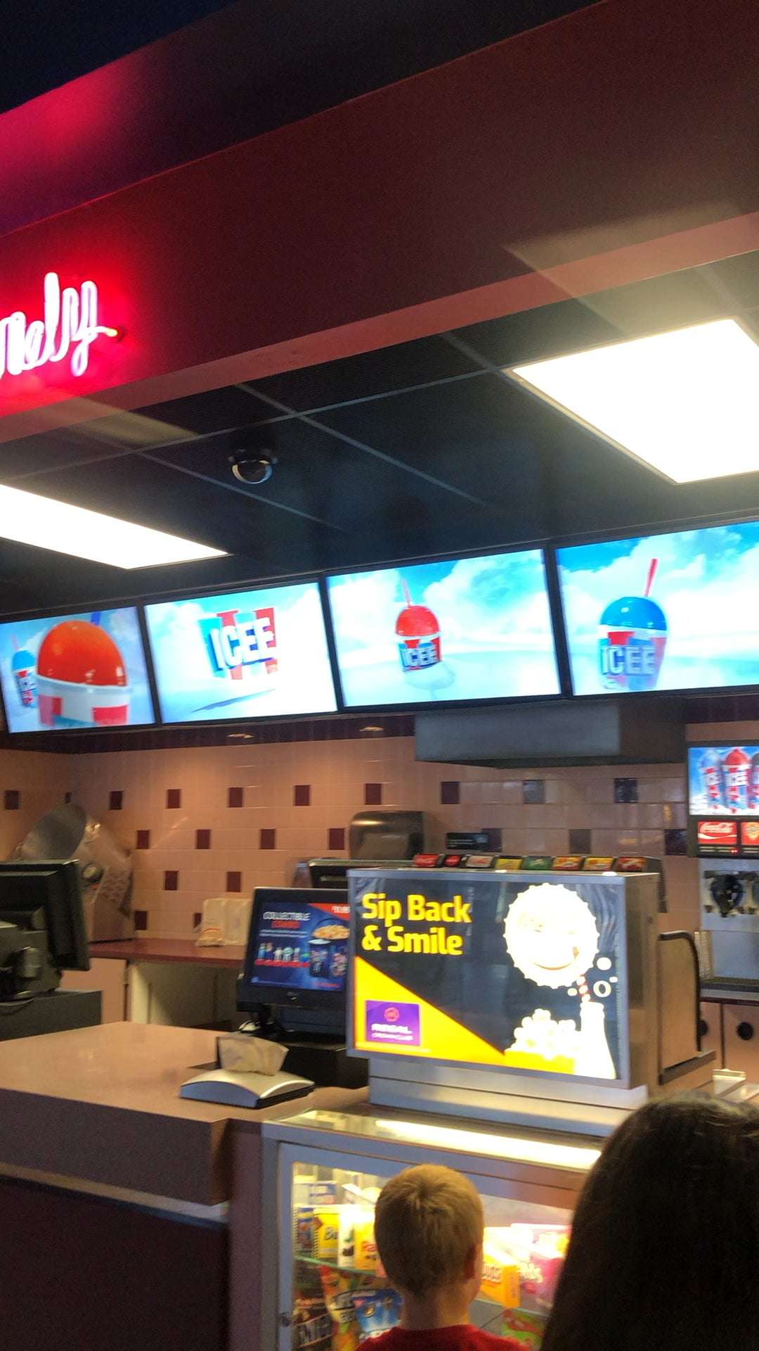 image for Movie theater playing ads so you can’t see the pricing on concessions! : assholedesign