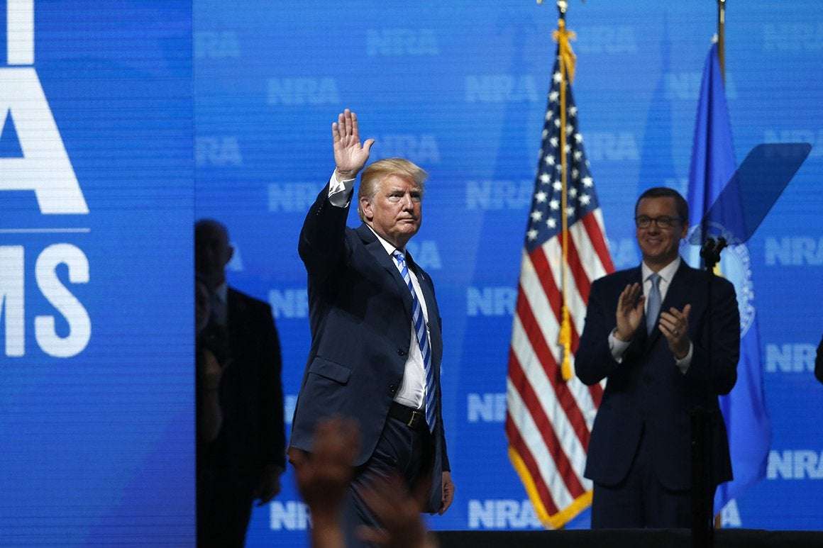 image for NRA meltdown has Trump campaign sweating