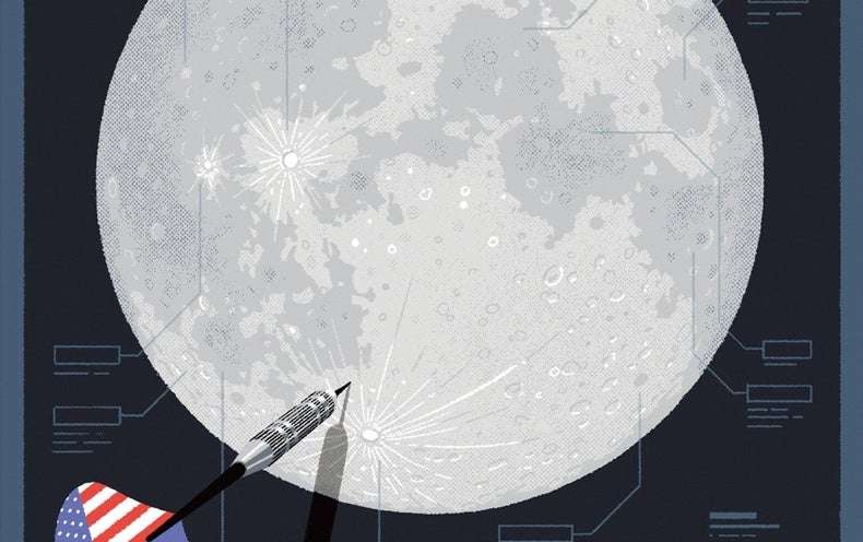 image for The U.S. Should Go Back to the Moon--But Not on Its Own