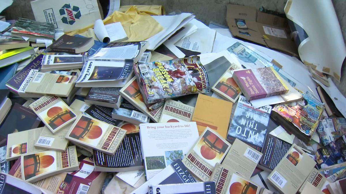 image for Dumpster Filled With Hundreds of Classic Books Outside Chicago School Sparks Outrage