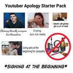 image for Youtuber Apology Starter Pack