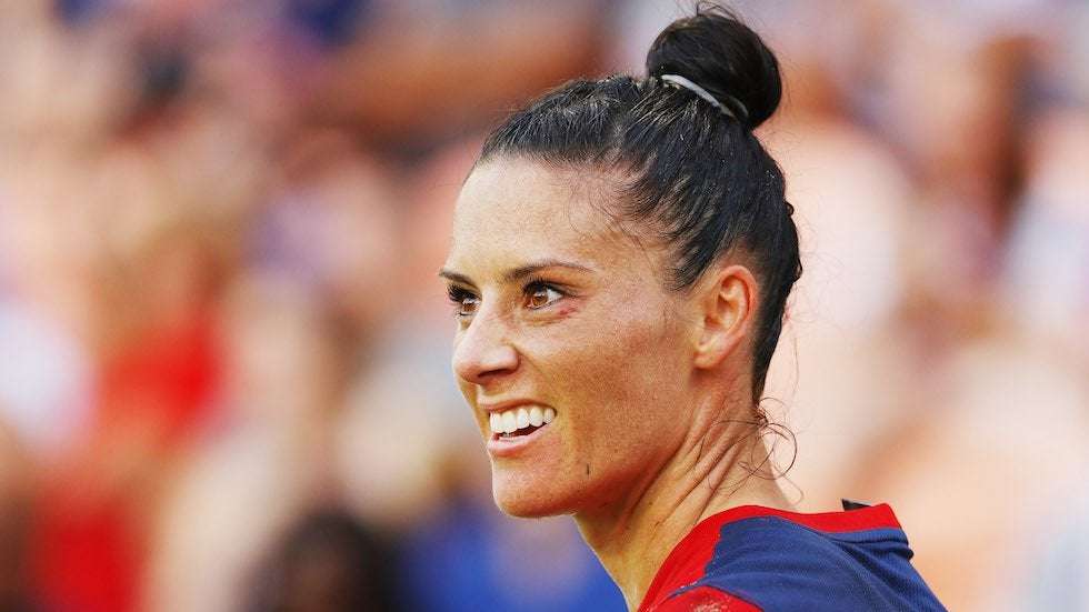 image for Team USA star Ali Krieger rips Trump: 'I refuse to respect a man that warrants no respect'