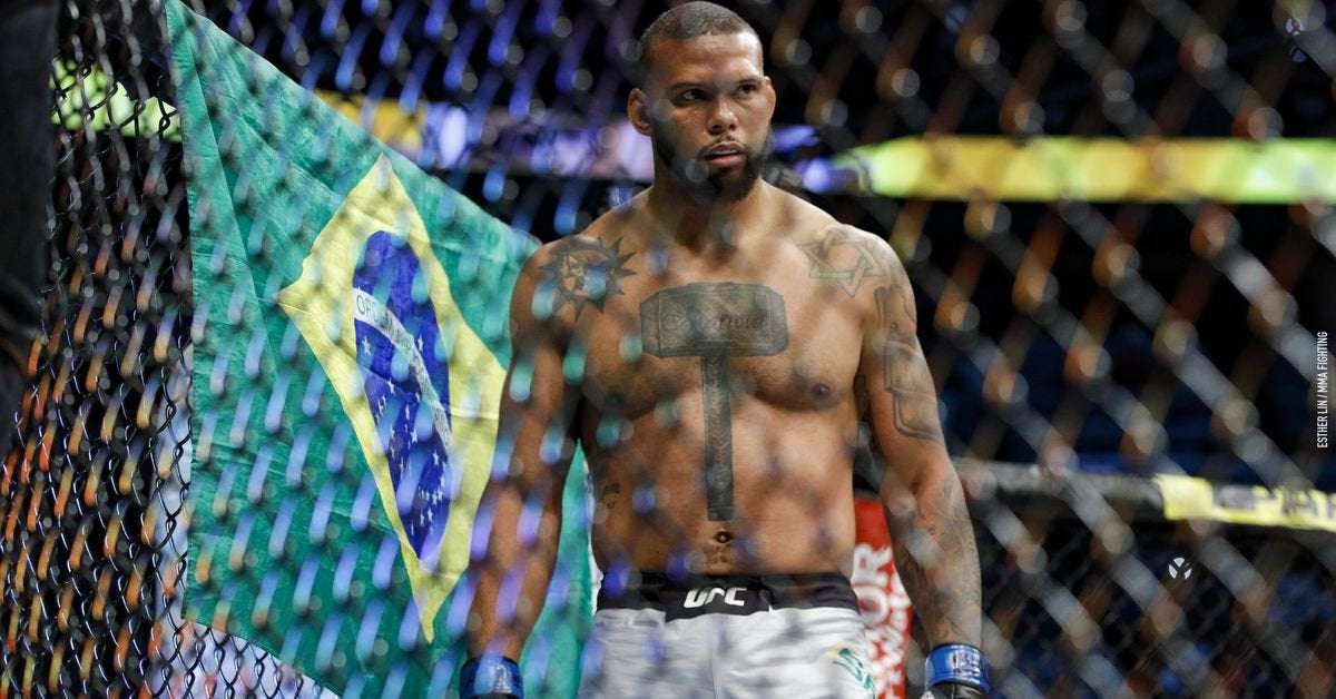 image for Thiago Santos suffered extensive damage to left knee against Jon Jones at UFC 239, out for rest of 2019
